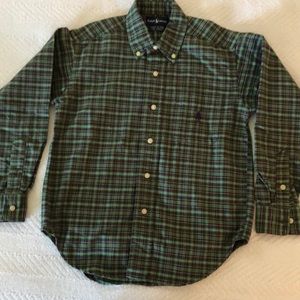 Boys Ralph Lauren Long Sleeve Shirt 100% Cotton